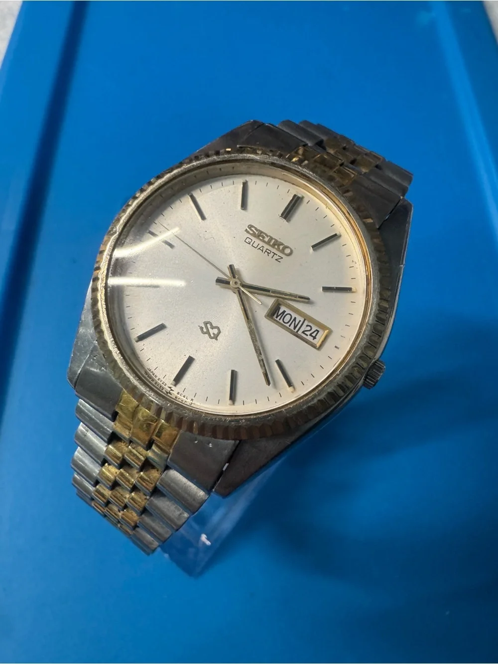 Seiko Two-Tone Silver and Gold Dress Watch